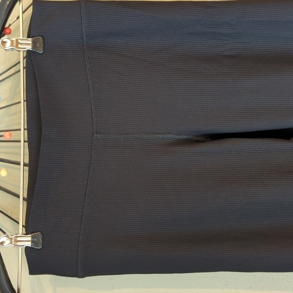 Old Navy Power Soft Go Dry women's large ribbed leggings side vent inner Black - Picture 4 of 6